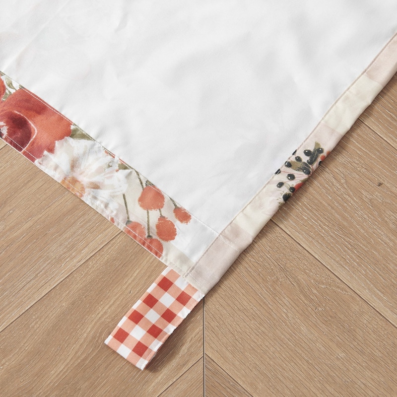 Greenland Home Fashions Wheatly Farmhouse Ruffled Window Valance