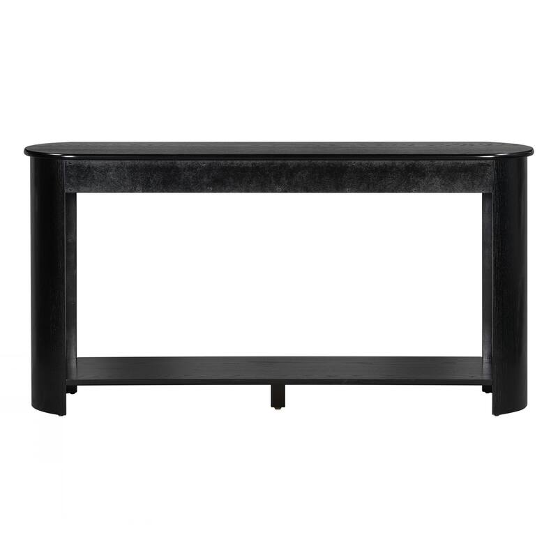 Console Table with 3 Drawers,Farmhouse Entryway Table with Shelf