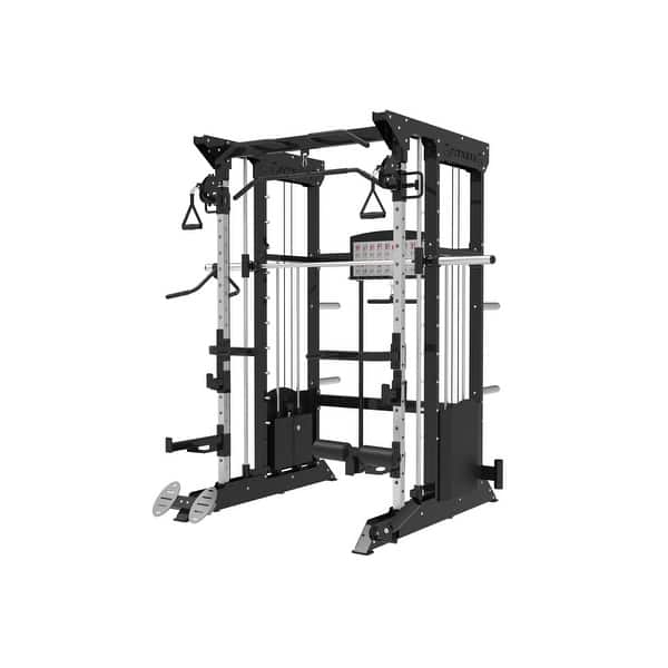 SFE Multi Functional Trainer Smith Machine Home Gym w/ (2) 200lb weight ...
