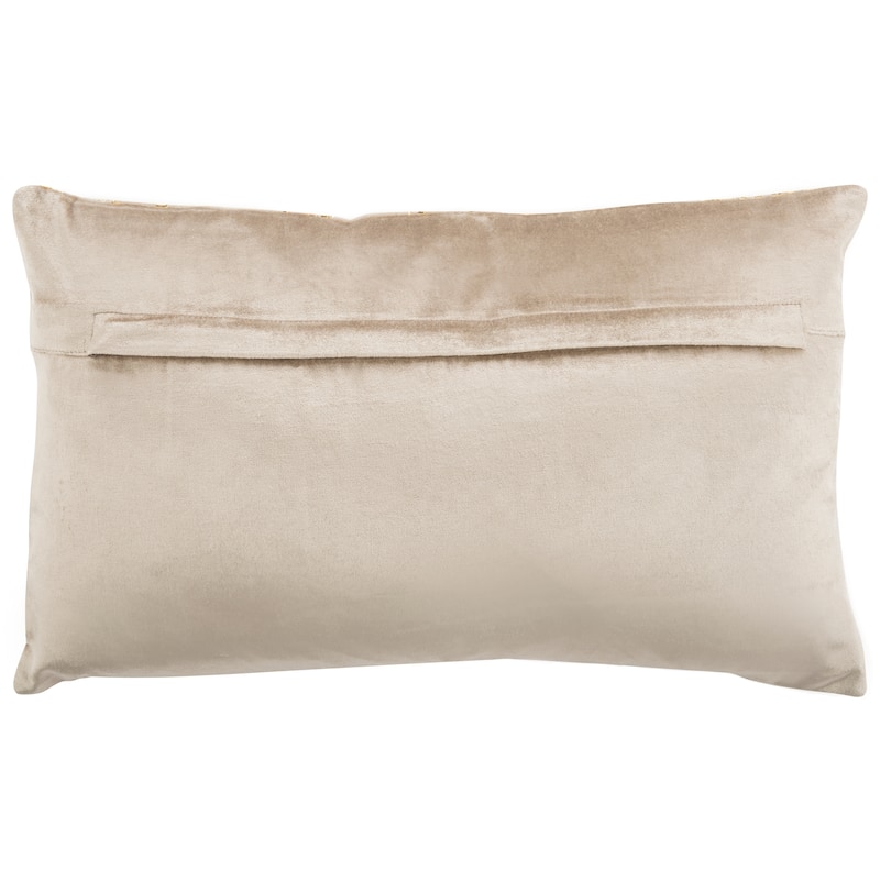 SAFAVIEH Carlijn Metallic Modern Glam Accent Throw Pillow