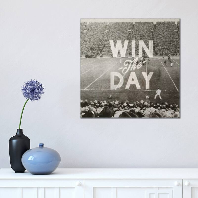 iCanvas "Win The Day" by Heather Landis Canvas Print - 18x18x1.5
