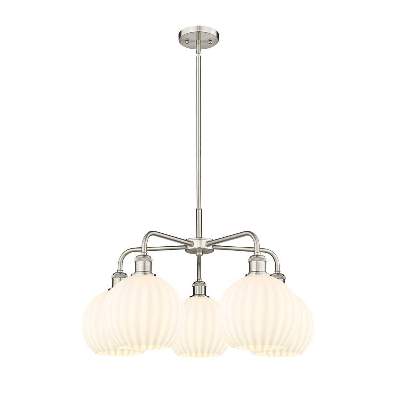 Innovations Lighting 516-5C-16-26-White Venetian-Indoor Chandelier