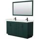 Option Green / White Quartz Top / Matte Black Hardware
