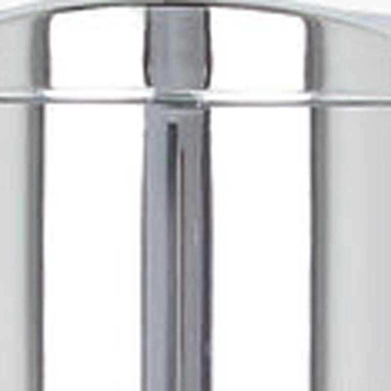 HomeRoots Silver Heavy Duty Plastic Wall Mount Soap Dispenser - 3.25' X '3.5' X '3.5