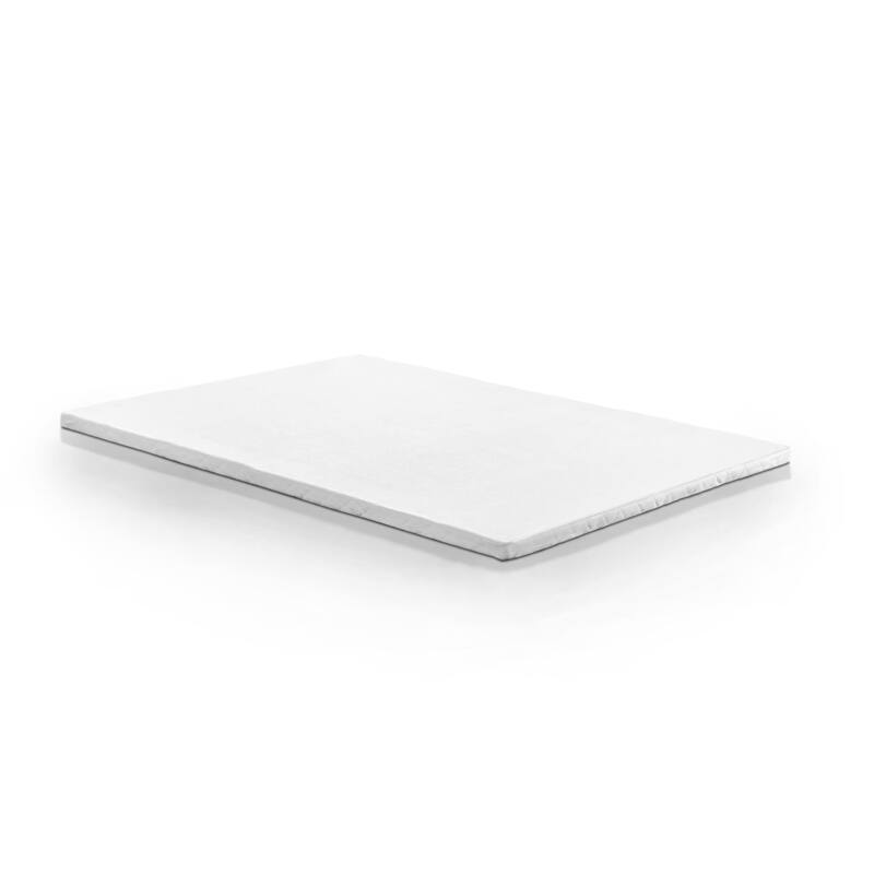 Tram Contemporary White Full Fabric Bunkie Board by Furniture of America