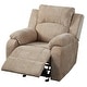 preview thumbnail 32 of 37, Chenille Manual Recliner with 3-Position Adjustable Backrest, Soft Foam Seat, Durable Frame, 330LB Weight Support