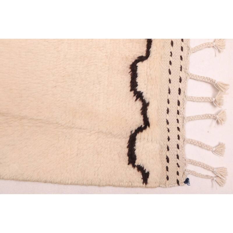 ECARPETGALLERY Hand-knotted Pak Finest Marrakesh Ivory Wool Rug - 8'6 x 9'8