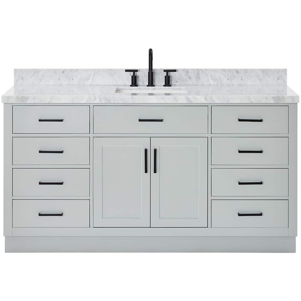 Ariel T067SCWRVO Hepburn 67" Free Standing Single Basin Vanity Set