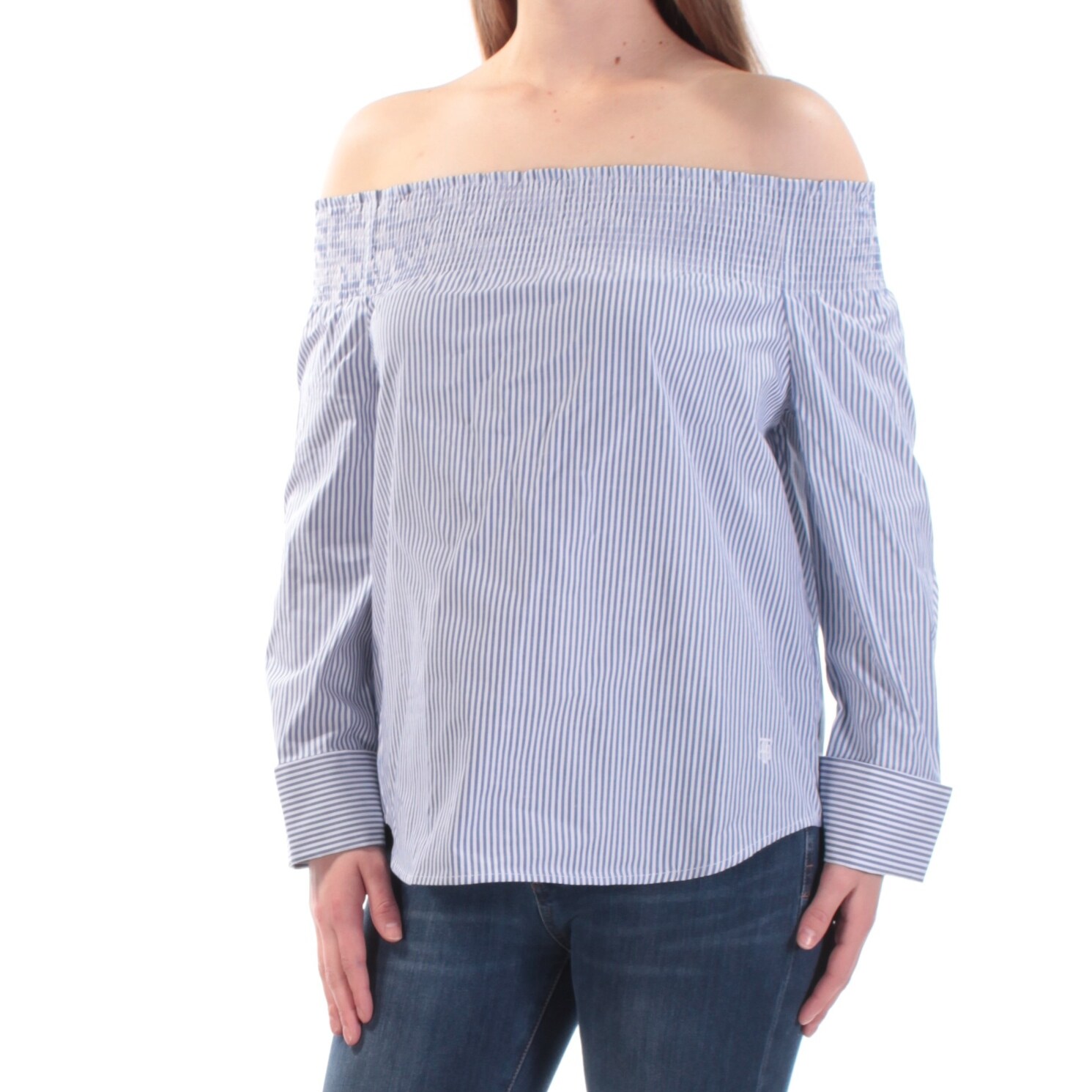 tommy hilfiger off shoulder top