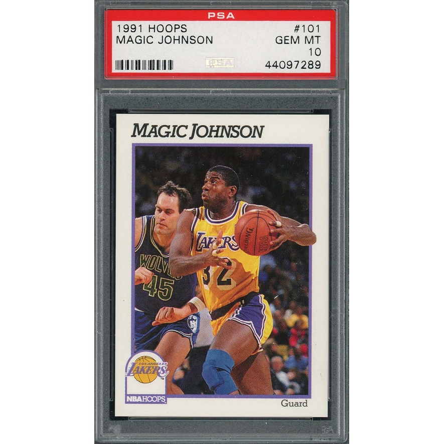 Magic Johnson 1981 Topps West Basketball Card #109 Graded