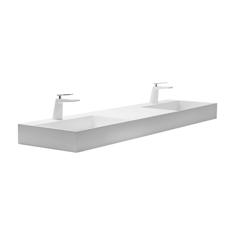 Amelia 36" - 72" Solid Surface Bathroom Vanity Top