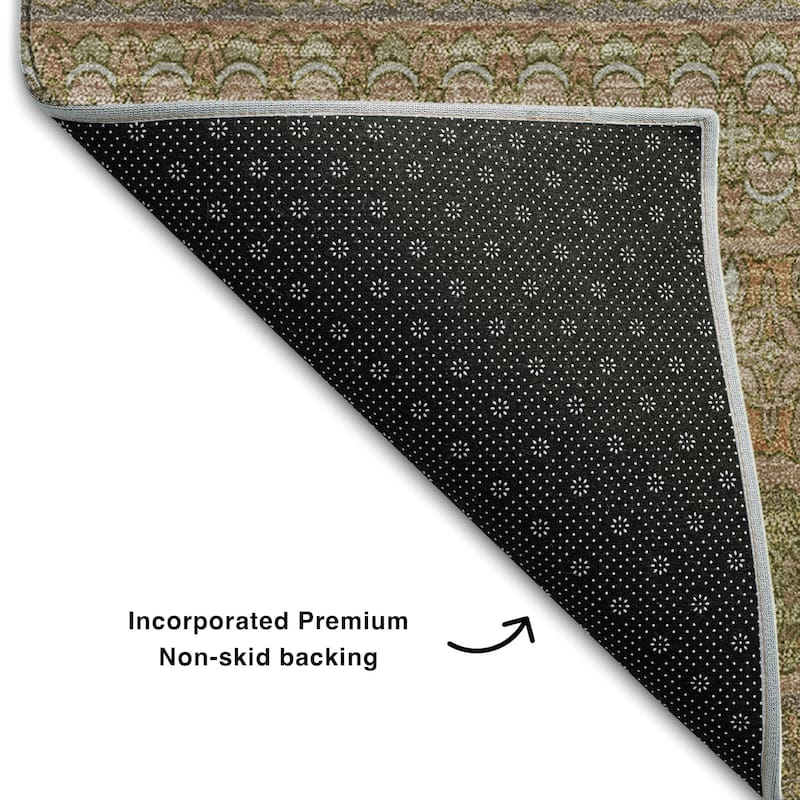 Premium Washable Super Soft Boho Stripes Mayfield Rug