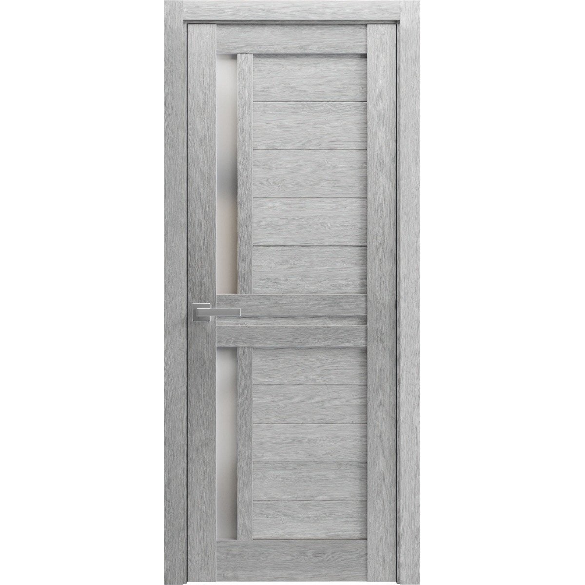 Interior Solid French Pre-Hung Door Frosted Glass