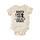 preview thumbnail 1 of 4, Boots Lace Grace Country Western - Baby Boy Girl Clothes Bodysuit Funny Cute Newborn Blue - 0-3M