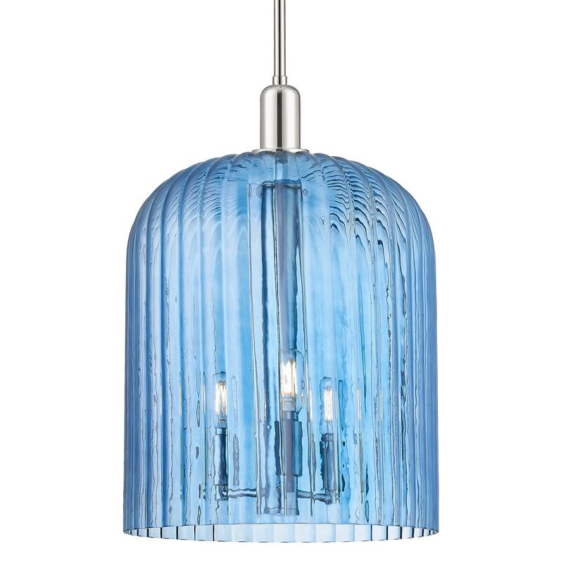 Innovations Lighting 716-3S-G559-12BL Bridal Veil 3 Light 12" Wide - Polished Nickel