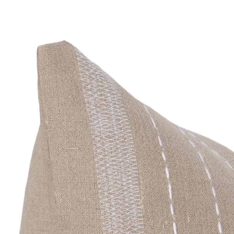 Villa by Classic Home Origin Belgian Linen Blend Throw Pillow