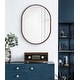 preview thumbnail 18 of 92, Kate and Laurel Caskill Capsule Framed Wall Mirror