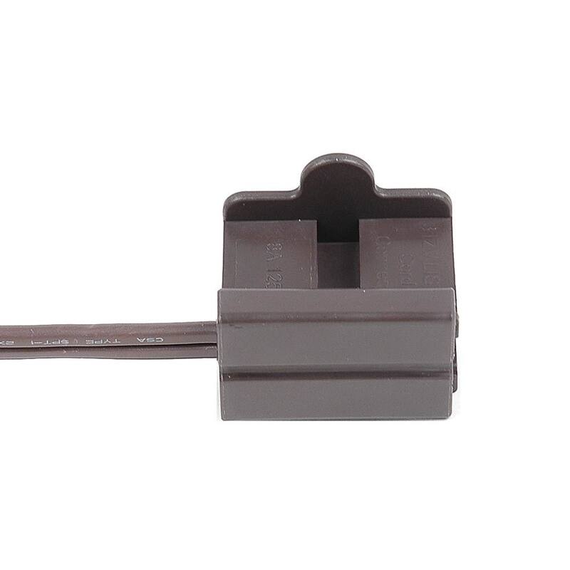 SPT1 Female Plug, Snap On Vampire Plugs, Brown, Polarized, 8 AMP, 5 Pack - Medium