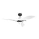 preview thumbnail 10 of 11, 54" White Propeller ABS 3-blade Modern Outdoor Ceiling Fan without Light