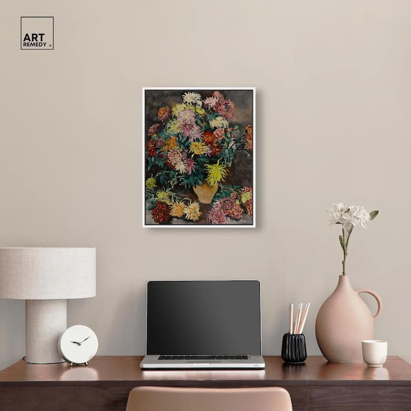 Louis Valtat Dahlias Canvas by Art Remedy
