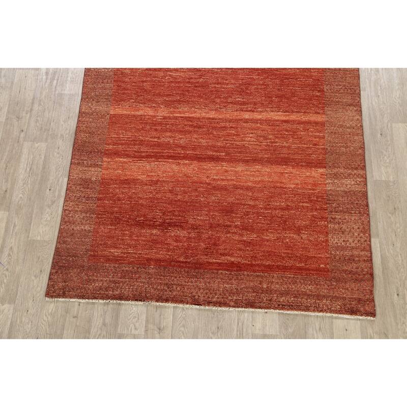 Gabbeh Kashkoli Oriental Wool Area Rug Handmade Modern Carpet - 5'9" x 7'1"