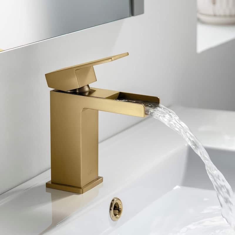 Waterfall Single Handle Bathroom Faucet