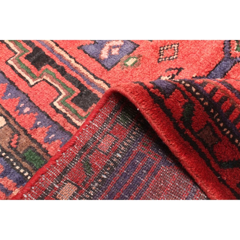 ECARPETGALLERY Hand-knotted Andelz Red Wool Rug - 4'6 x 7'1