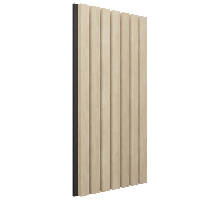 AcoustixPro Noise Cancelling Traditional Small Slat Wall Panel (2 Pack)