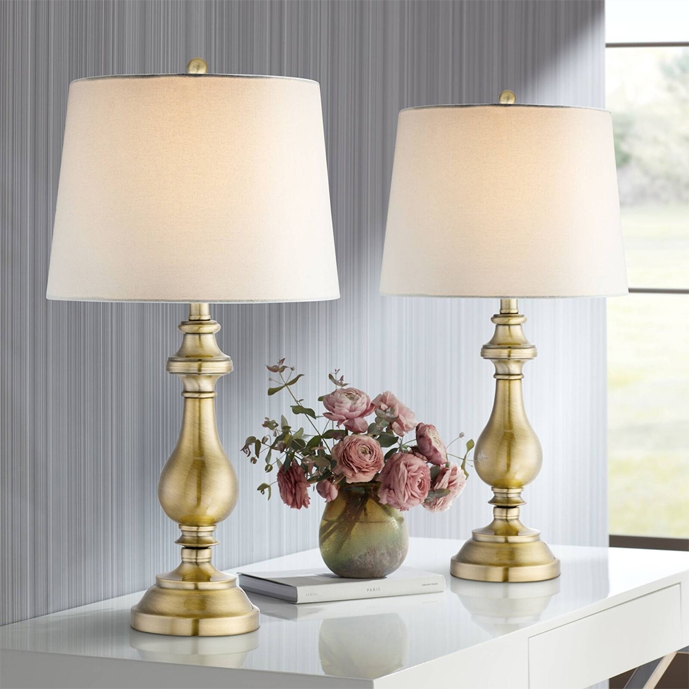 Antique brass bedroom lamps hotsell
