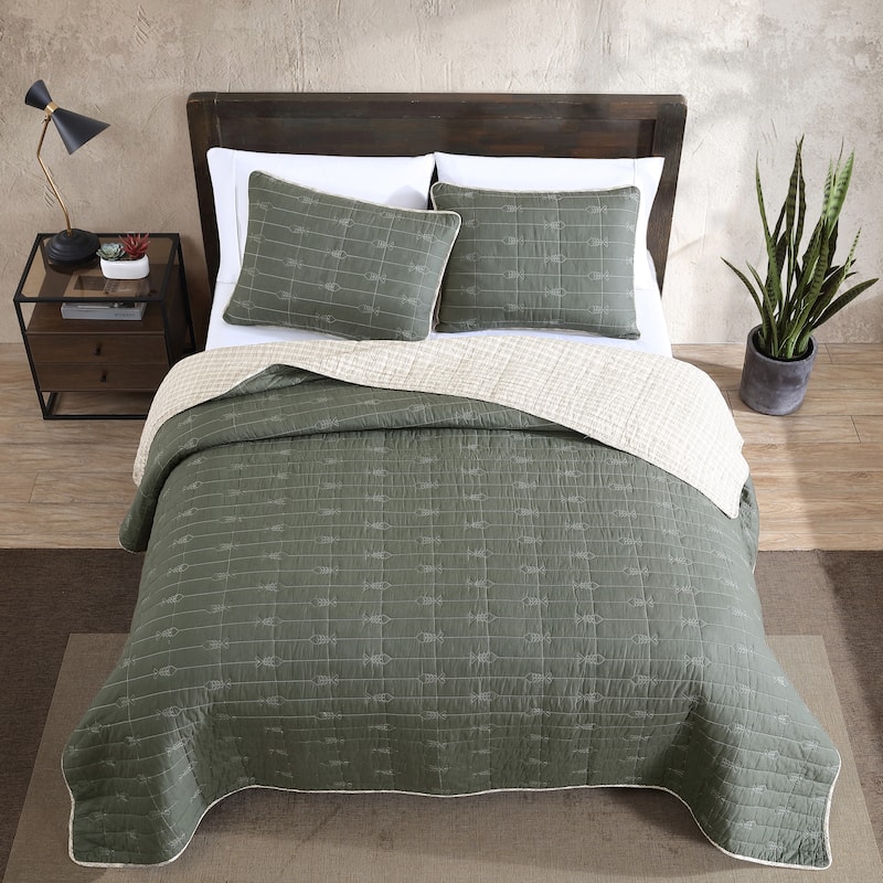 Eddie Bauer Troutdale Cotton Reversible Quilt Set
