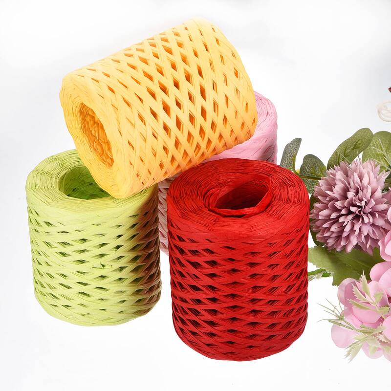 Raffia Paper Craft Rope 200m Length Handmade for DIY Decoration