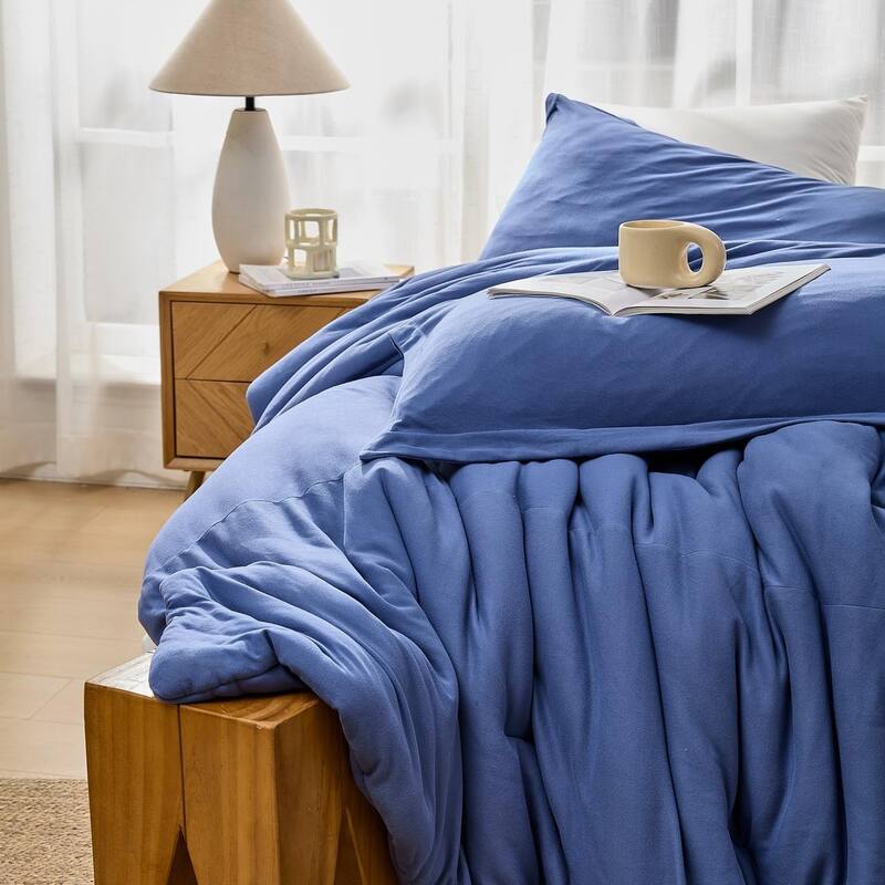 Love Thick® - Soothing Coma Inducer Oversized Comforter Set - Country Blue