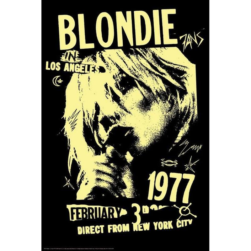 Blondie LA Tour 1977 Art Poster - 24 x 36 Inch