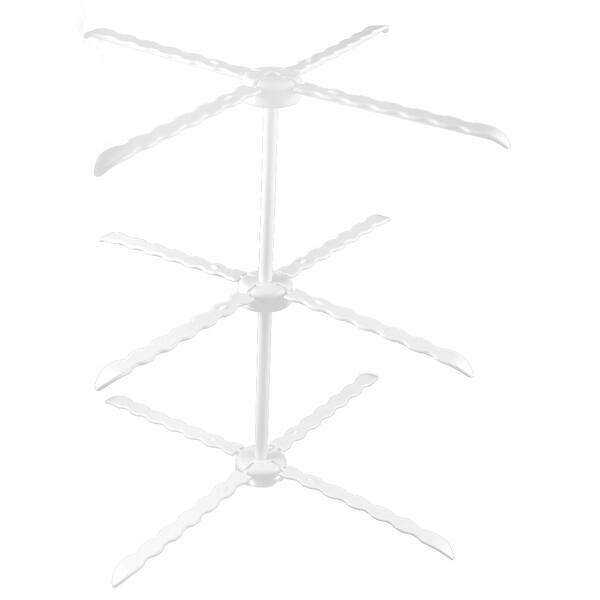 Unique Bargains Plastic 2 Level Design 4 Drying Arms Gum Paste Flowers