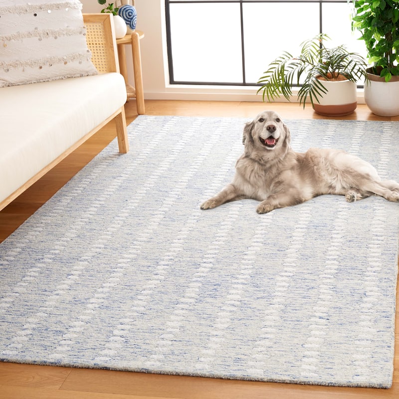 SAFAVIEH Handmade Abstract Damhnait Contemporary Wool Rug