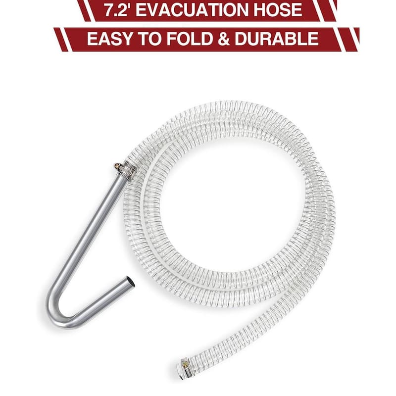 20 Gallon Low Profile Oil Drain Pan with 180W Electric Pump for Changing Oil on Cars, SUVs, Trucks, RVs