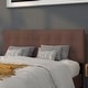 preview thumbnail 19 of 36, Quilted Tufted Upholstered Headboard Dark Brown - Queen