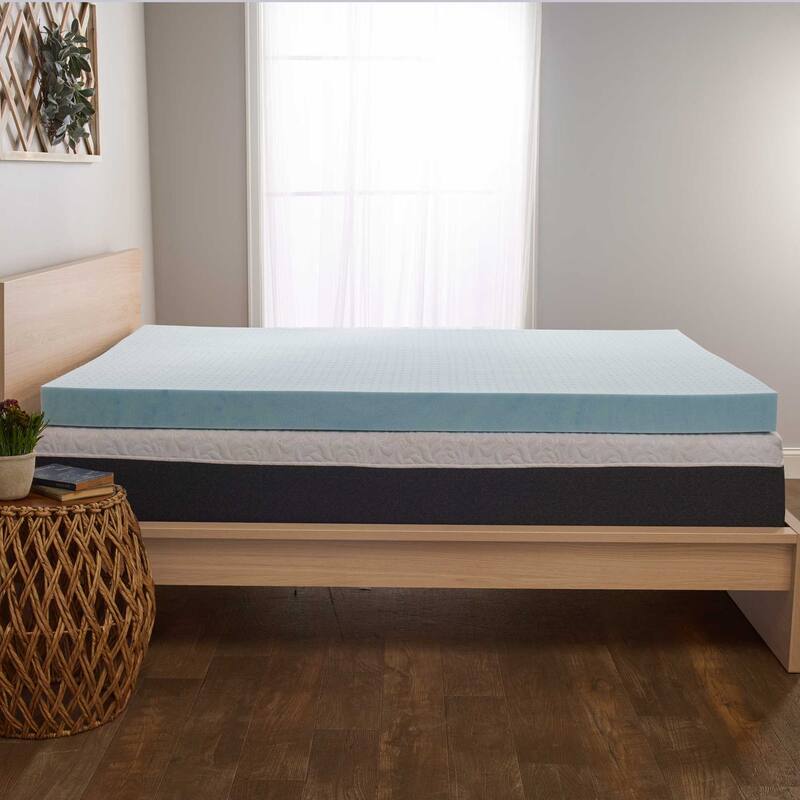 Comfort Tech 4" TheraGel Memory Foam Mattress Topper