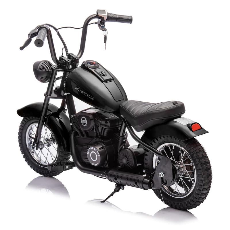 Electric Motorcycle for Kids, with Led Lights