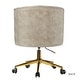 preview thumbnail 27 of 57, ET Tufted Task Chair With Golden Base by HULALA HOME