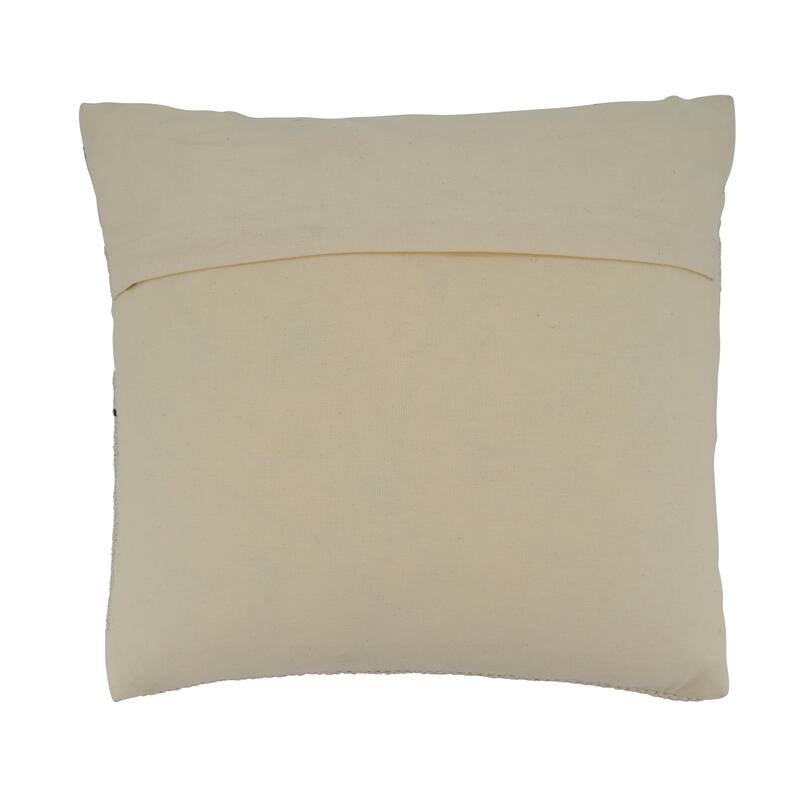Throw Pillow With Kilim Design, 18"x18"