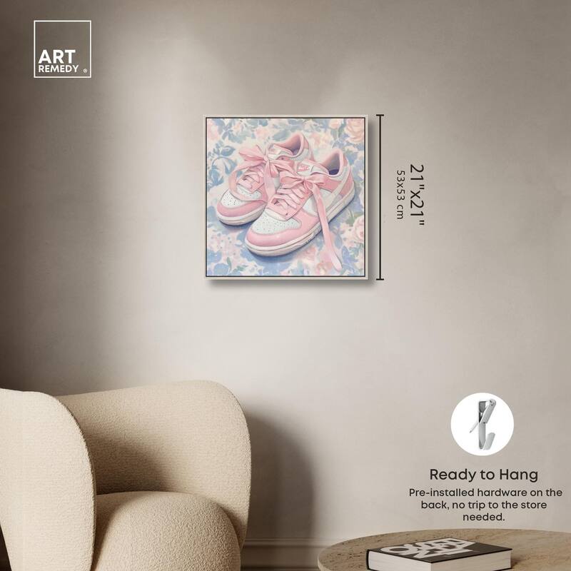 Gentle Ribbon Sneakers Canvas by Art Remedy