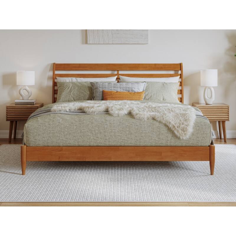 Savannah Solid Wood Low Profile Platform Bed