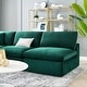 preview thumbnail 17 of 74, Commix Down Filled Overstuffed Velvet 5-Piece Sectional Sofa