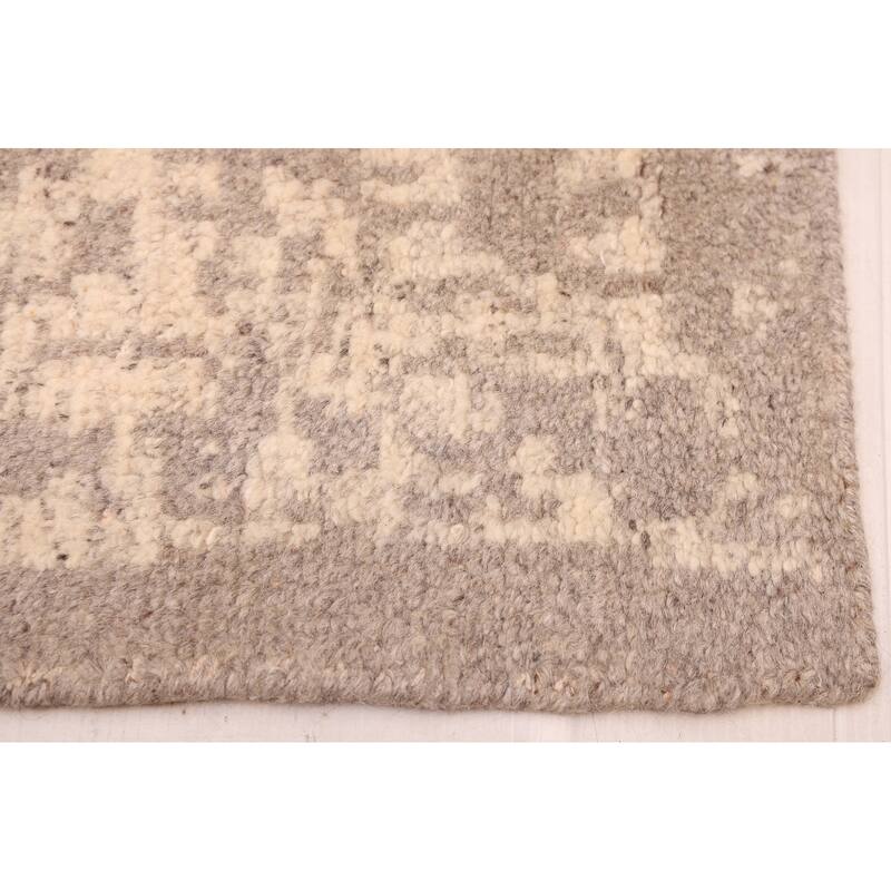 ECARPETGALLERY Hand-knotted Elysian Ivory Wool Rug - 10'0 x 13'9