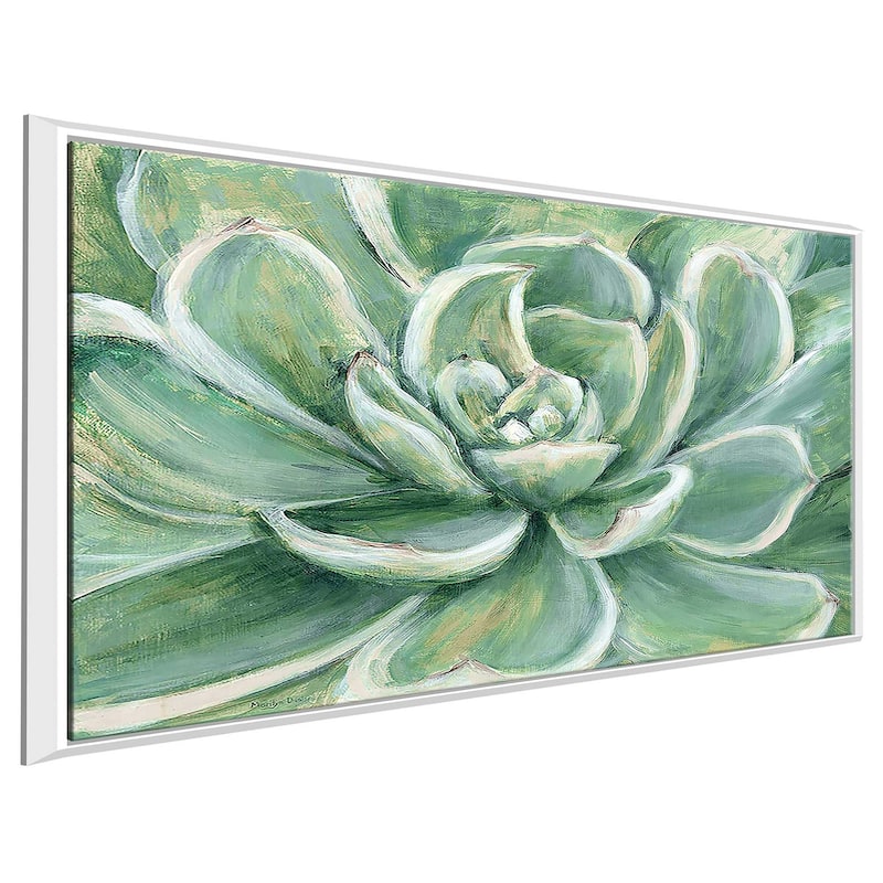 "Succulent" Print on Floating Canvas