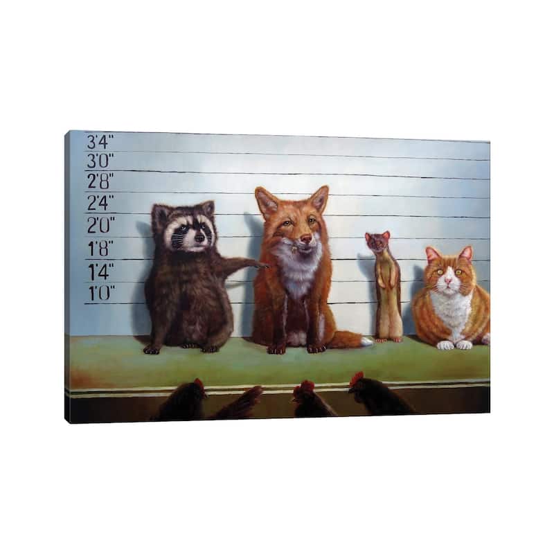 iCanvas "Usual Suspects" by Lucia Heffernan Canvas Print