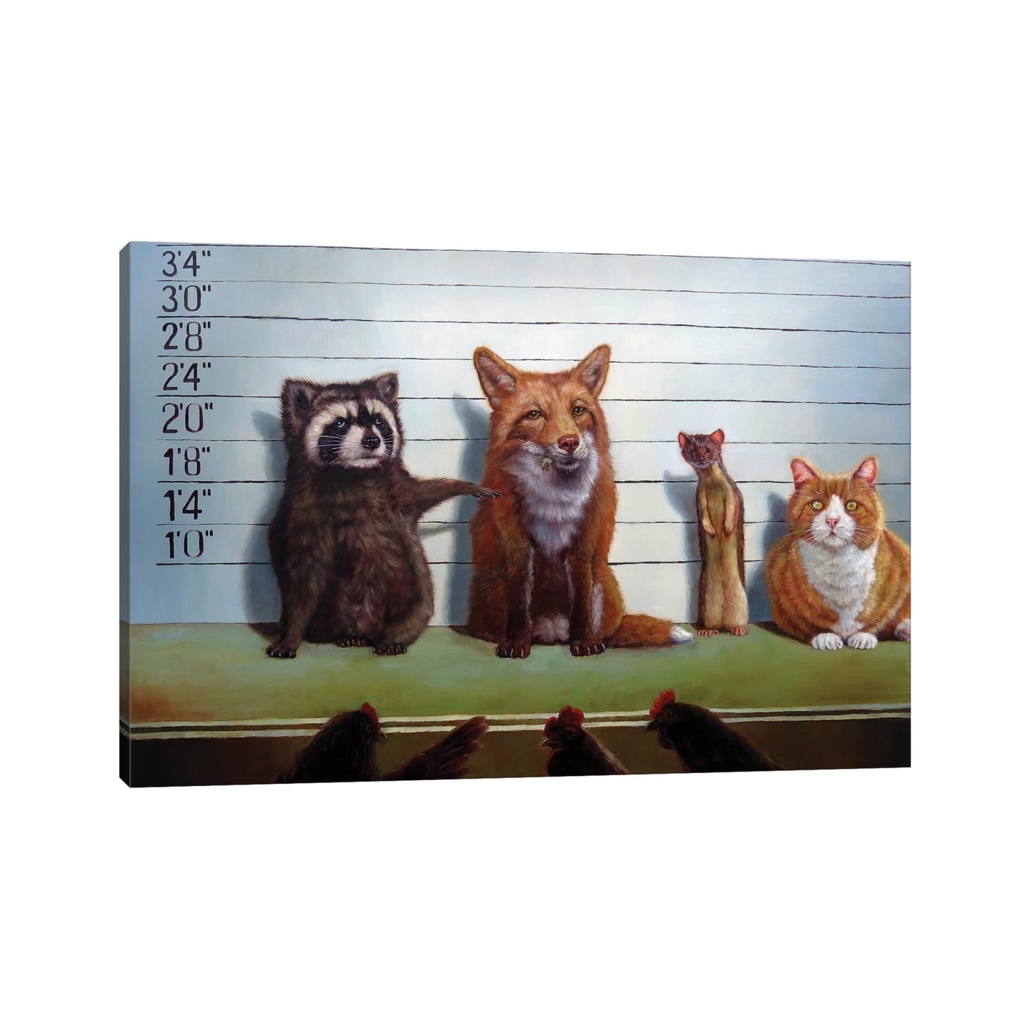 iCanvas "Usual Suspects" by Lucia Heffernan Canvas Print
