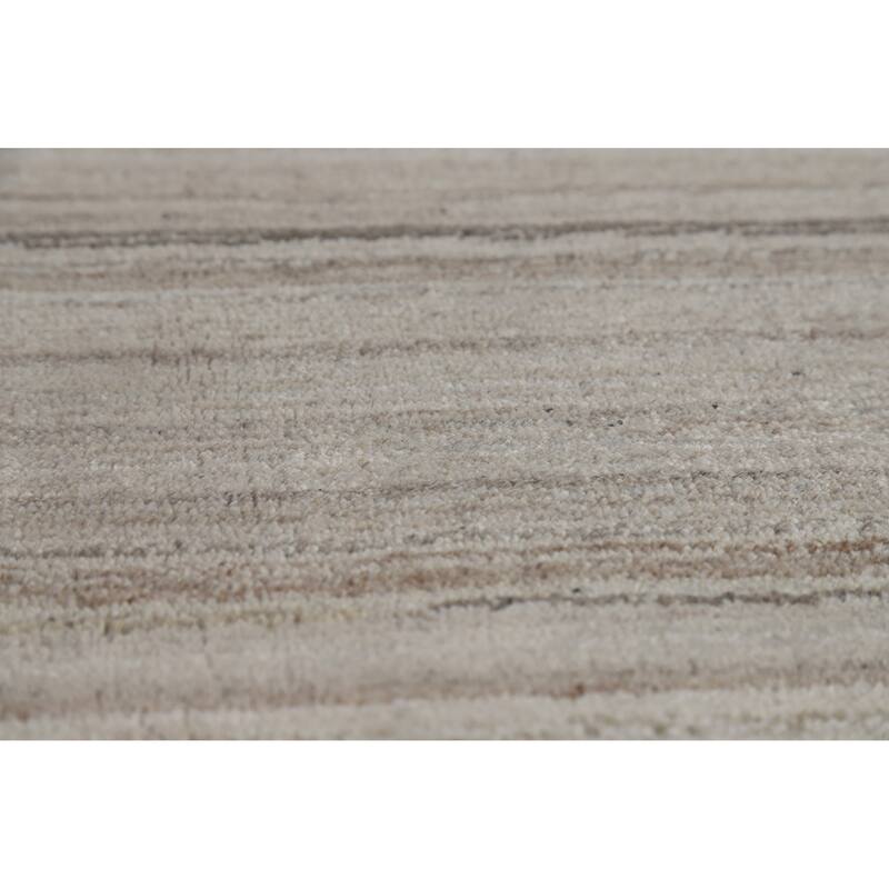 Hand Knotted Oriental 100% Wool Carpet Tribal Tribal Greys & Charcoal Gabbeh Area Rug - 10' 1'' X 8' 1''