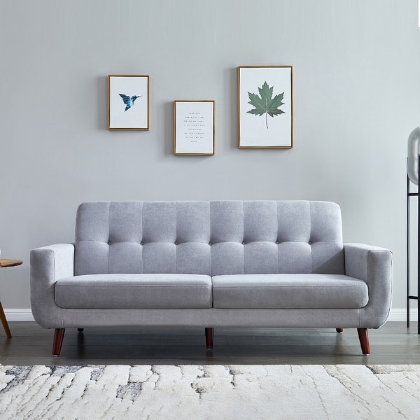 Shop Contemporary Modern Polyester Fabric Home Sofa Overstock